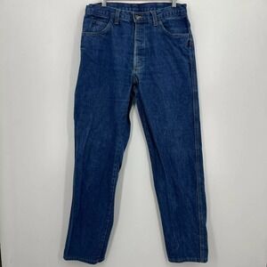 Riverside Fire Resistant Jeans Men's Size‎ 34 Blue Carpenter Pockets Relaxed Fit